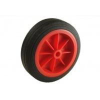 150mm Red Solid Plastic Wheel