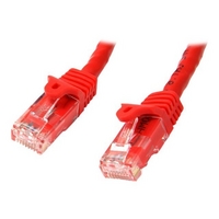 15m Red Gigabit Snagless RJ45 UTP Cat6 Patch Cable - 15 m Patch Cord