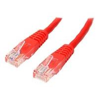 15m Cat5e Red Molded RJ45 UTP Cat 5e Patch Cable - 15 m Patch Cord