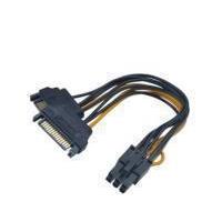 15cm Akasa SATA power to 6pin PCIe adapter cable