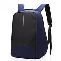 15.6 inch Laptop Stitching Business Waterproof Nylon Cloth with USB Charging Port notebook Bag Backpack for Dell/HP/Lenovo/Sony/Acer/Surface etc