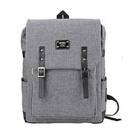 15.6 inch Ultra-Light Portable Computer Backpack Korean Style Shoulder Bag Waterproof Pure Color Unisex