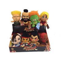 15cm street fighter sitting beanie gift 8 assorted designs