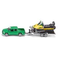 1:50 Car With Trailer & Snowmobile
