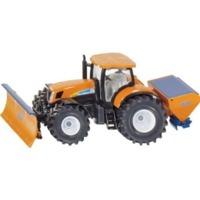 1:50 Siku Tractor With Snow Plough And Salt Spreader