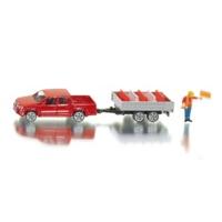 1:55 Siku Pick-up Truck With Tipping Trailer