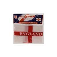 15\' (4.5m) Length England Bunting, Football, World Cup