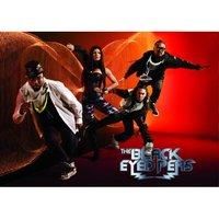 150 x 105mm Black Eyed Peas Band Photo Boom Boom Pow Postcard