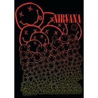 150 x 105mm Nirvana Cascading Smileys Postcard