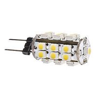 1.5W G4 LED Corn Lights T 28 SMD 3528 140 lm Warm White DC 12 V