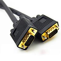 15M 49.2FT Black VGA Male to VGA Male Cables Advance Versions for Computer TV DVD Free Shipping