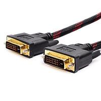 1.5M 4.92FT DVI(241) Male to Male HD TV Computer Display Connection Cable