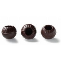 15 dark chocolate truffle shells