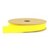 15mm Cotton Natural Rustic Look Ribbon Yellow