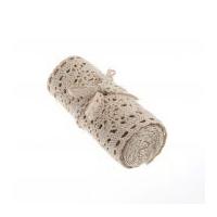 15cm Cotton Lace Fabric Roll 2m Cream