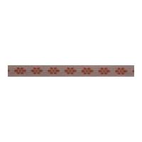 15mm Woodland Animal Ribbon Flower Orange