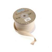 15mm Christmas Cotton Herringbone Trimming Cream