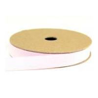 15mm Cotton Natural Rustic Look Ribbon Light Pink