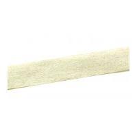 15mm plain linen rustic ribbon beige