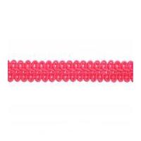 15mm essential trimmings gimped braid trimming bright pink