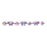 15mm Essential Trimmings Butterfly Shaped Cut Out Trimming Bright Multicoloured