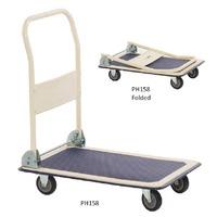 150kg capacity Economy Folding Trolley with rubberised deck