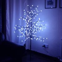 152cm Blue Berry Light Tree 200 LED (Mains) by Kingfisher