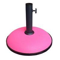 15kg concrete parasol base in fuchsia pink