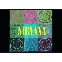 150 x 105mm Nirvana Distressed Smiley Blocks Postcard