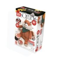 15cm diy plush sitting fox craft kit