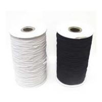 15mm round elastic cord white