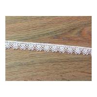 15mm Guipure Torchon Edging Couture Bridal Lace Trimming White