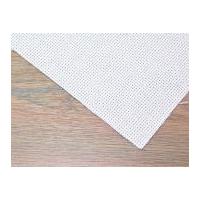 1.5m Aida 14 Count Cross Stitch Fabric White