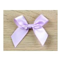 15mm large satin ribbon bows lilac