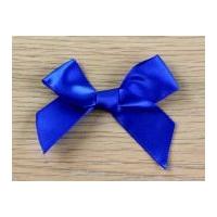 15mm large satin ribbon bows royal blue