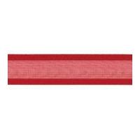 15mm Berisford Sheer Elegance Ribbon 15 Red