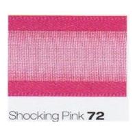 15mm berisford sheer elegance ribbon 72 shocking pink