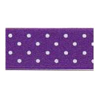 15mm Berisford Micro Dot Print Ribbon 19 Purple