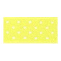 15mm berisford micro dot print ribbon 5 lemon