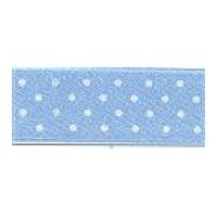 15mm Berisford Micro Dot Print Ribbon 76 Cornflower