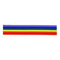 15mm Berisford Rainbow Ribbon 1 Multicoloured