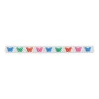15mm Berisford Party Butterfly Print Ribbon 1 Multicoloured
