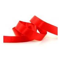 15mm berisford double faced satin ribbon 250 red