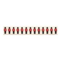 15mm berisford soldiers print ribbon 1 blackred