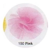 152cm berwick offray tulle net extra wide ribbon pink