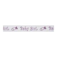 15mm Bowtique Baby Girl Grosgrain Ribbon Lilac