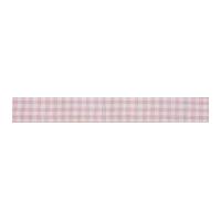 15mm Bowtique Woven Gingham Check Ribbon Pink