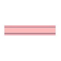 15mm celebrate organdie satin edge silver line ribbon baby pink