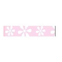 15mm celebrate daisy ribbon whitebaby pink