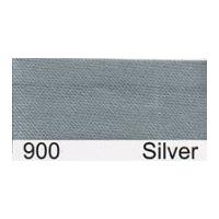 15mm Essential Trimmings Satin Bias Binding Tape Silver Grey